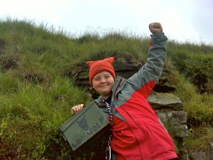 Our 10,000th find at WEREWOLF, somewhere on a remote moor in Yorkshire