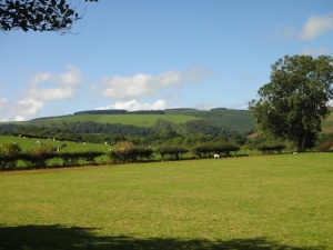 Views over to the Long Mynd from the Marshbrook walk